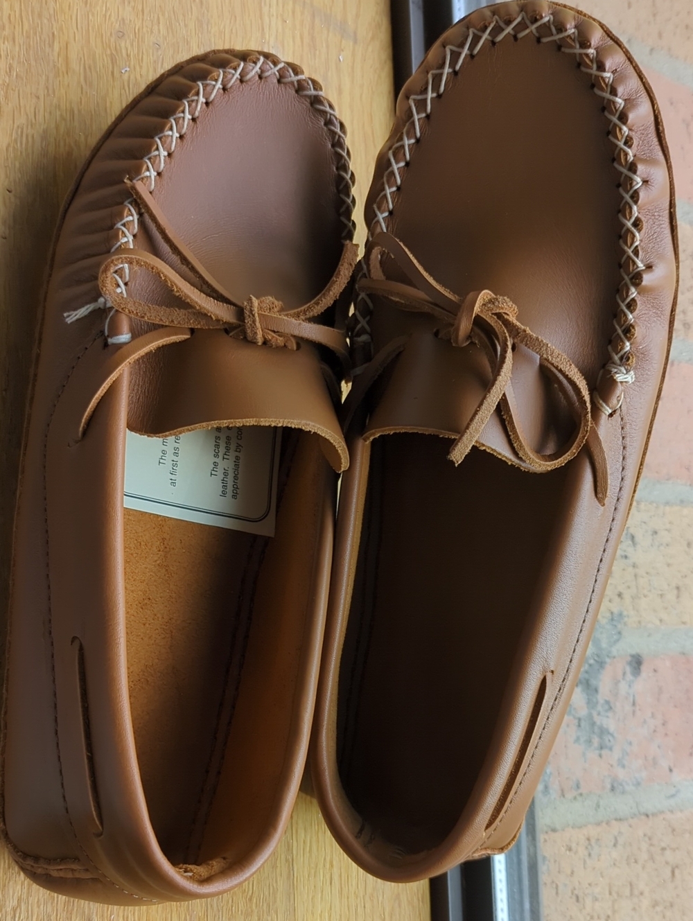 Men's Casual Moccasin Loafers - Brown Sz 10
